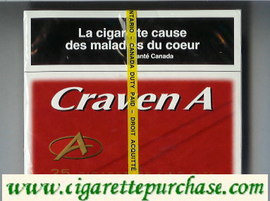 Craven A 25 cigarettes king size